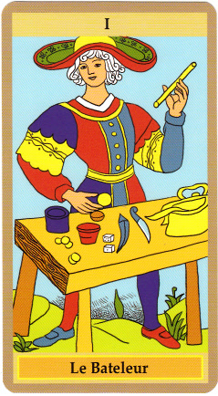 Arcane N°1 Le Bateleur - Tarot de Marseille : signification des 22